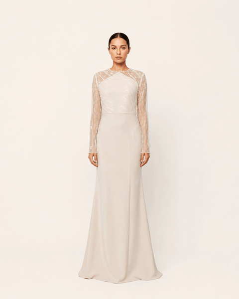 IVORY SHEER SLEEVE