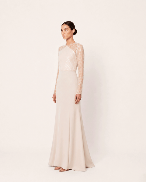 IVORY SHEER SLEEVE