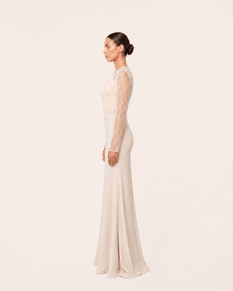 IVORY SHEER SLEEVE