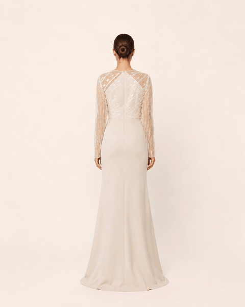 IVORY SHEER SLEEVE