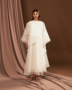 silk organza overlay dress Byvarga Lily Organza Flower Overlay Maxi Dress