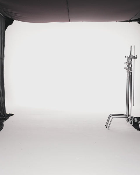 MULTI PANEL TAFFETA FLARED TUBE DRESS