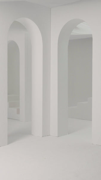 LIGHT PINK ASYMMETRIC OVERLAY SEMI-FITTED EMBROIDERED DRESS