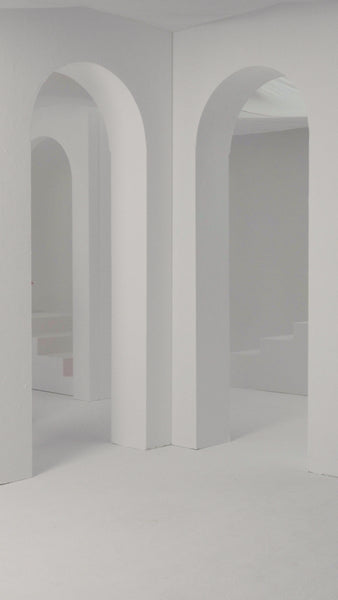 PINK LOOSE-FIT CREPE DRESS WITH ORGANZA PANELLED FLARE AND EMBROIDERY