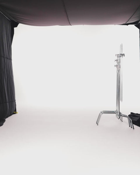 VELVET AND TAFFETA CUTOUT DRESS WITH SHORT CAPE