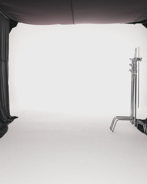 RED TUBE SATIN MULTIPANEL DRESS WITH A CAPE