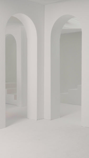 LIGHT PINK CHIFFON MULTI-LAYER DRAPED LOOSE-FIT DRESS