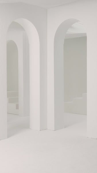 CREAM ORGANZA OVERLAY LOOSE-FIT DRESS WITH PIPING EMBROIDERY AND BELT