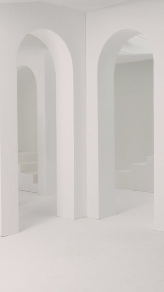 OMBRE CHIFFON MULTILAYER LOOSE-FIT DRESS