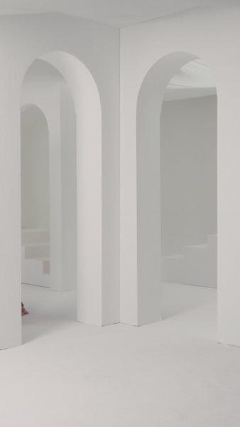 BURGUNDY CHIFFON LOOSE-FIT DRESS WITH EMBROIDERY