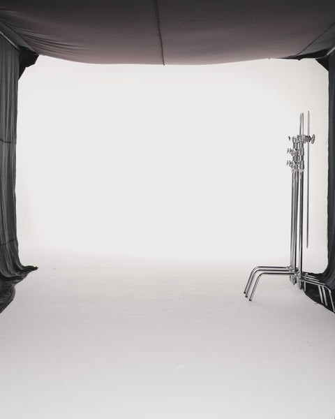 MULTI COLOR PANELLED TAFFETA TUBE FLARED DRESS