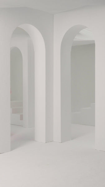 LIGHT MULTICOLOR SOFT TULLE DRAPED LOOSE-FIT DRESS