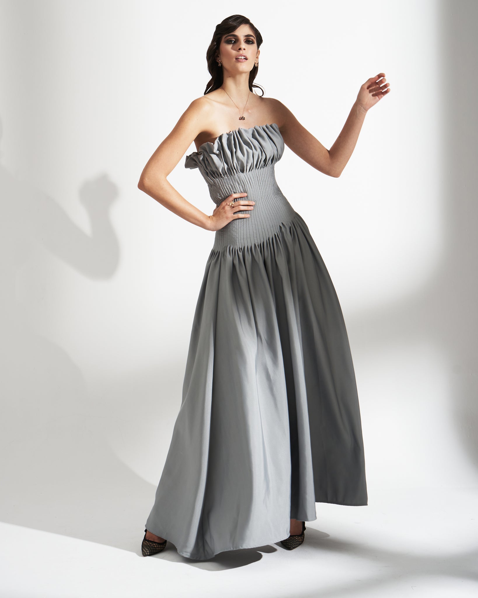 ruched tube dress Summer Ruched Bodycon Tube Dress